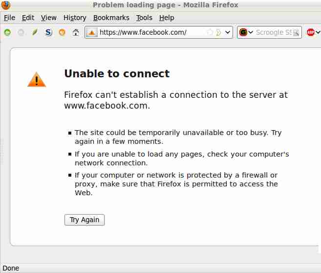 Blocked Server
